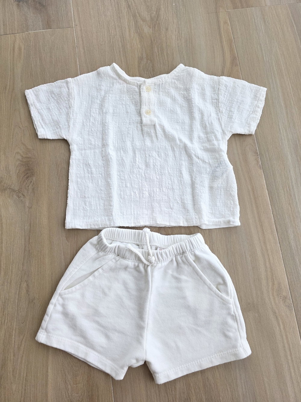 Zara Baby White Summer Set 6-9M